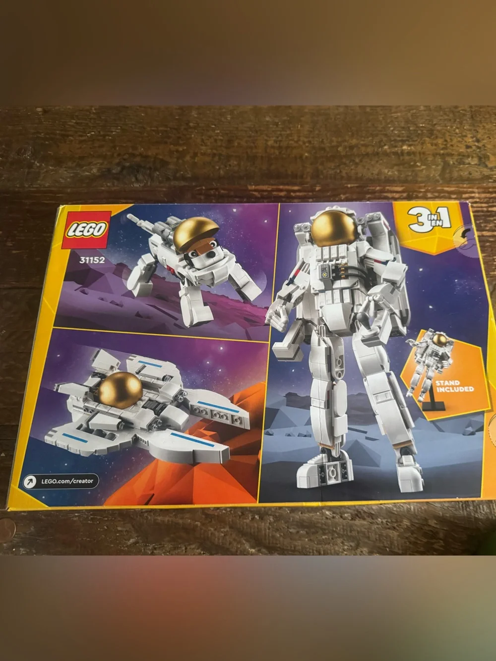 LEGO Creator Space Astronaut 3 in 1 new and unopened #31152
